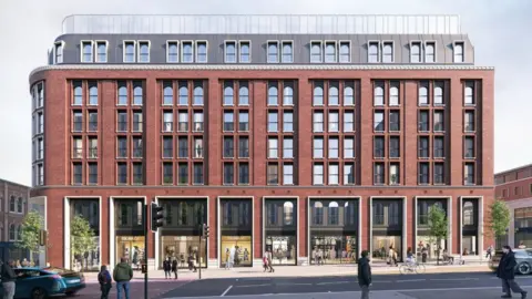 Planning documents 3D illustration of the plans