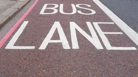 West Northamptonshire Council Bus lane