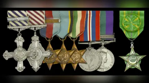 PA Media Wing Cdr Peter Parrott's medals