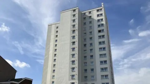 Guy Campbell/BBC St Peter's Court in Lowestoft