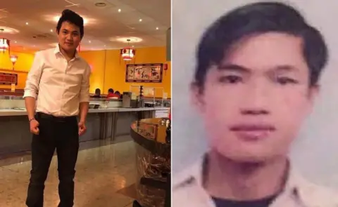 Family Nguyen Van Hung, who was 33, and Hoang Van Tiep, who was just 18.