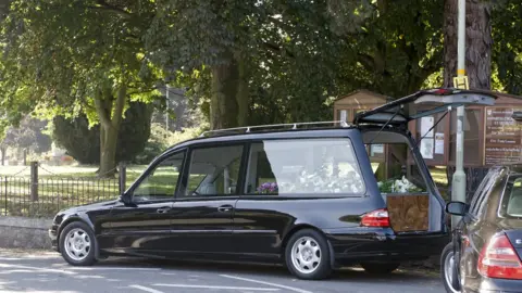 Getty Images funeral hearse