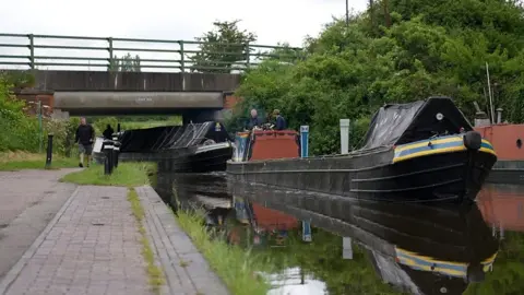 Narrowboat on the canal