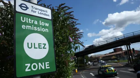 Reuters A Ulez sign