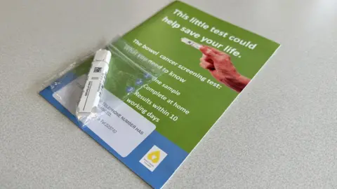 BBC Bowel cancer home testing kit