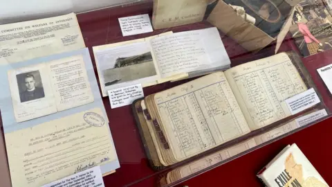 Rushen Heritage Trust Some exhibits at the Friend or Foe? exhibition