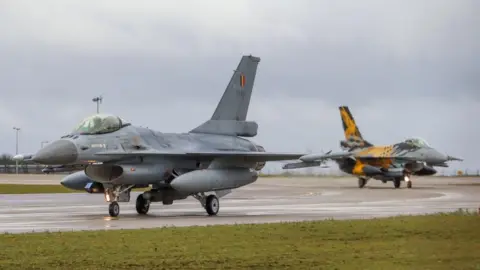 Jack Robson Two planes on the tarmac