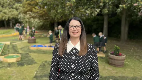 BBC Taralee Kennedy, head teacher of St Nicholas-at-Wade school
