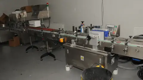 GMP Machinery to make the drugs were found at converted garages at Spiby's cottage