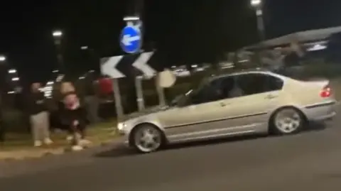 BMW seen drifting 