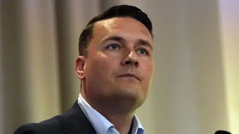 Bloomberg via Getty Images Wes Streeting, former UK health secretary, at the Progress Conference 2026 in London, UK