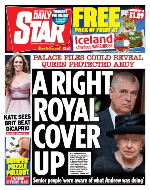 "A right royal cover up."