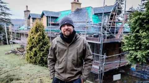 Keith Readdy at Boleskine House