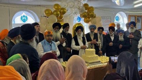 Celebrations at Hadley's first Sikh Temple