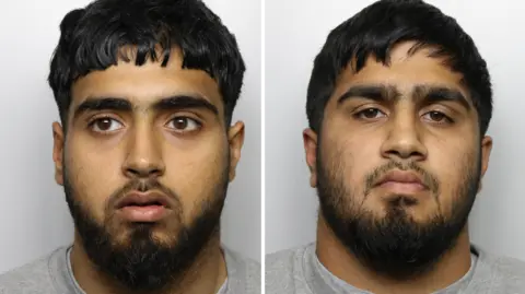 West Yorkshire Police Custody images of two men.