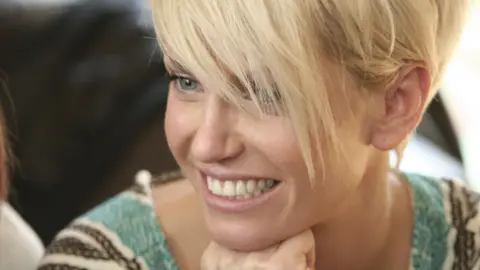 BBC Sarah Harding appears at BBC Radio 1 Live Lounge