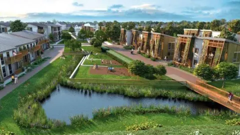 Designe Burtree Garden Village Visualisation 
