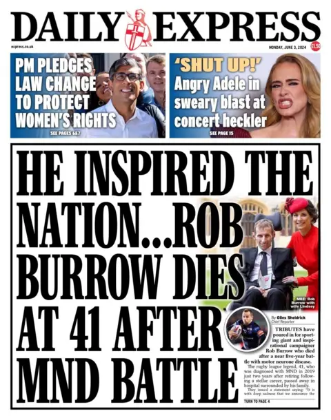  He inspired the nation... Rob Burrow dies at 41 after MND battle