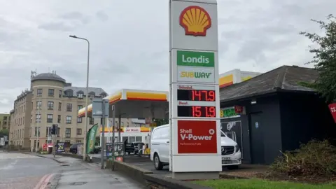 BBC petrol station