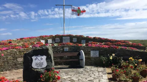 Hammond memorial in Alderney dedicated to those who lost their lives