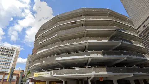 Lee Circle car park in Leicester