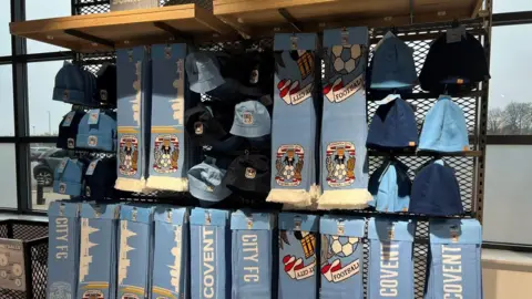 Coventry City FC Coventry city scarves and hats