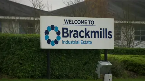 Brackmills industrial estate sign