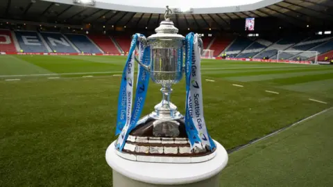 The Scottish Cup trophy