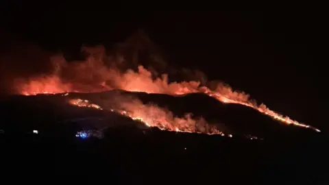 Mountain fire