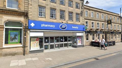 The outside of a Boots Pharmacy 