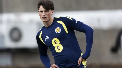 Scotland Under-21 striker Barney Stewart