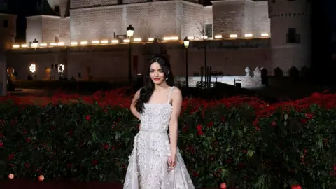 Getty Images Rachel Zegler at the European event for Disney’s "Snow White" at Alcazar de Segovia