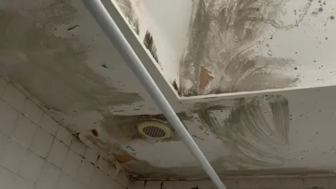 Bristol Student Union Mould on bathroom ceiling 