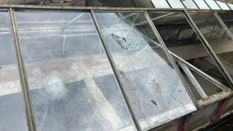Wayne Walker A cracked window pane