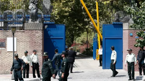 British Embassy in Tehran, Iran, August 23rd 2015