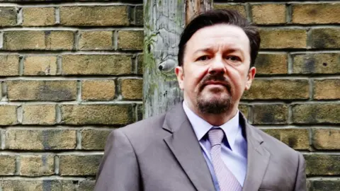 Getty Images Ricky Gervais as David Brent