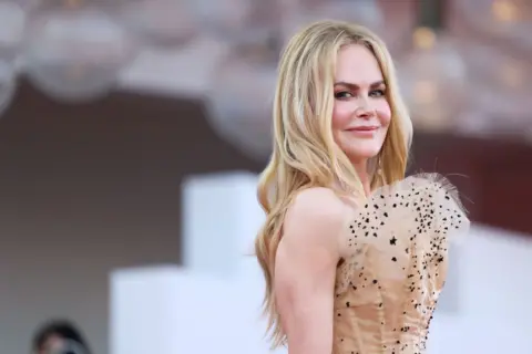 Getty Images Actress Nicole Kidman attends the red carpet of the movie "Babygirl" presented in competition during the 81st International Venice Film Festival at Venice Lido, on August 30, 2024. 