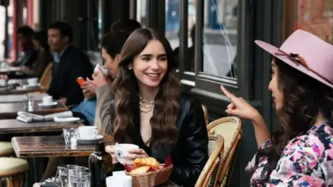 Netflix A picture of Lily Collins as Emily in Paris