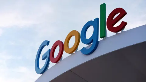 Reuters Google logo displayed on a building's signage