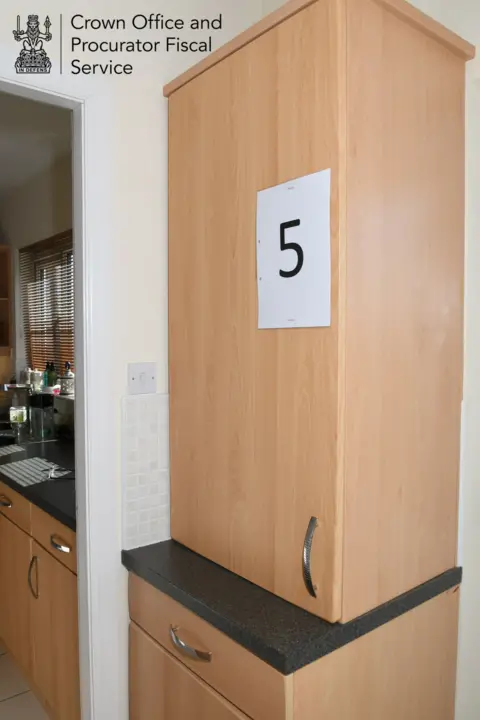 COPFS A wooden boiler cabinet.