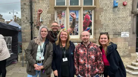 Recovery Connections Tracy and other Recovery Connections workers