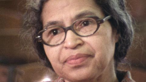 Image of Rosa Parks from the video