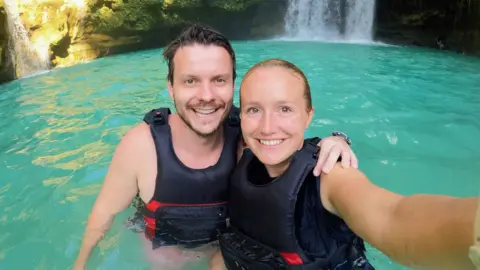 Melissa Antons A couple in a swimming pool