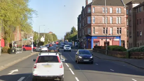 Google A Google image of Dumbarton road in Clydebank