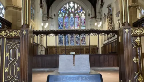 The grave of Richard III