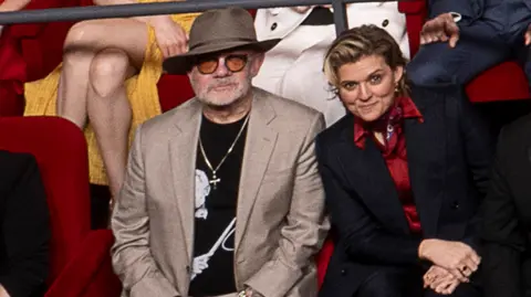 AMPAS Bernie Taupin and Brandi Carlile in the 97th Oscar Nominated Dinner Photo