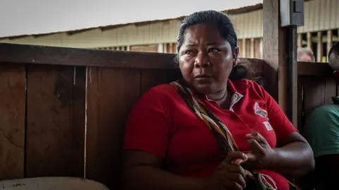 Carmen is from an indigenous community, hours into the Colombian Pacific jungle