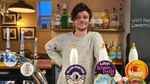 BBC Ben Pike, assistant manager of Crowd of Favours in Leeds