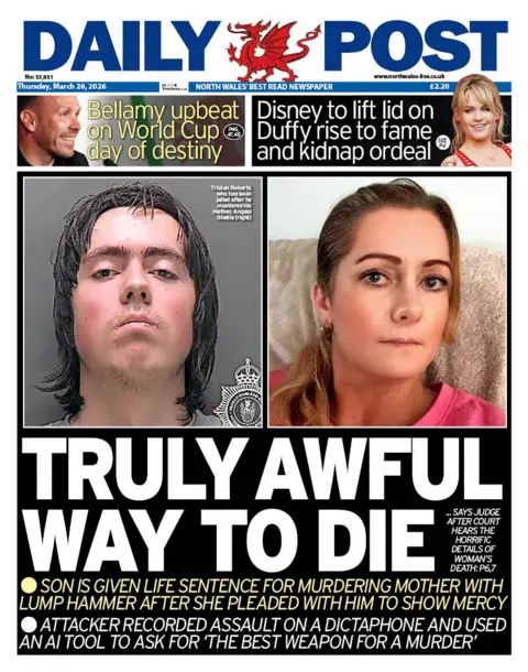 Daily Post Daily Post: Son given life sentence for murdering mother with lump hammer