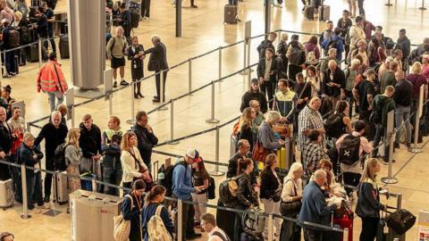 Warning of long airport queues under new